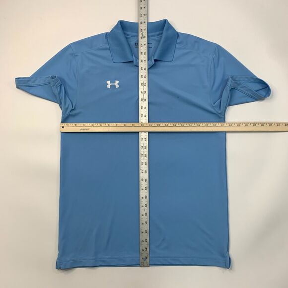 Under Armour Polo Shirt Mens M Medium Copen Loose Fit Heatgear Performance Golf - Picture 7 of 13
